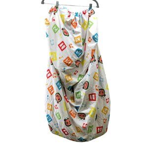 Cocomelon Fitted Crib Sheet Toddler Baby White Multicolor Microfiber‎